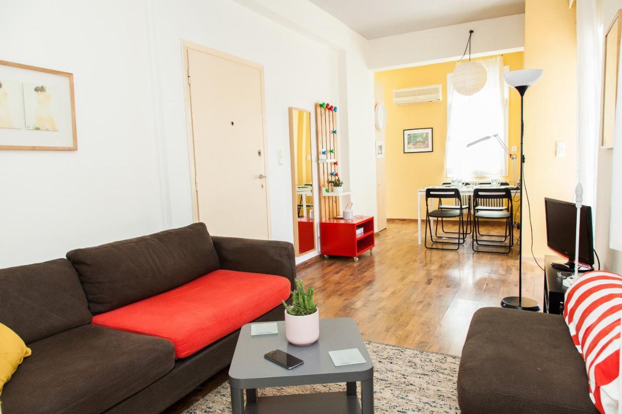 Апартаменты Bright Apt. With Lovely View In Lycabettus! Афины Экстерьер фото